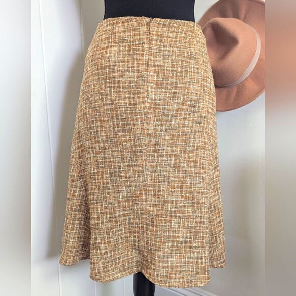 Piazza Sempione 4 Linen Italy Skirt Quiet Luxury Minimalist Preppy Coastal - Picture 6 of 9